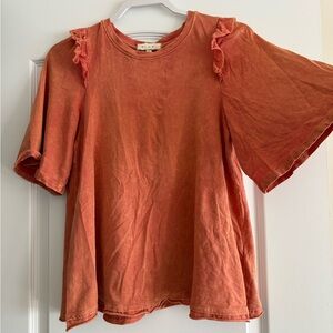 Orange Trapeze Short Sleeve Tee